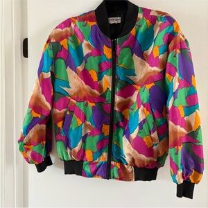 Colorful Bomber Jacket: Carol Horn